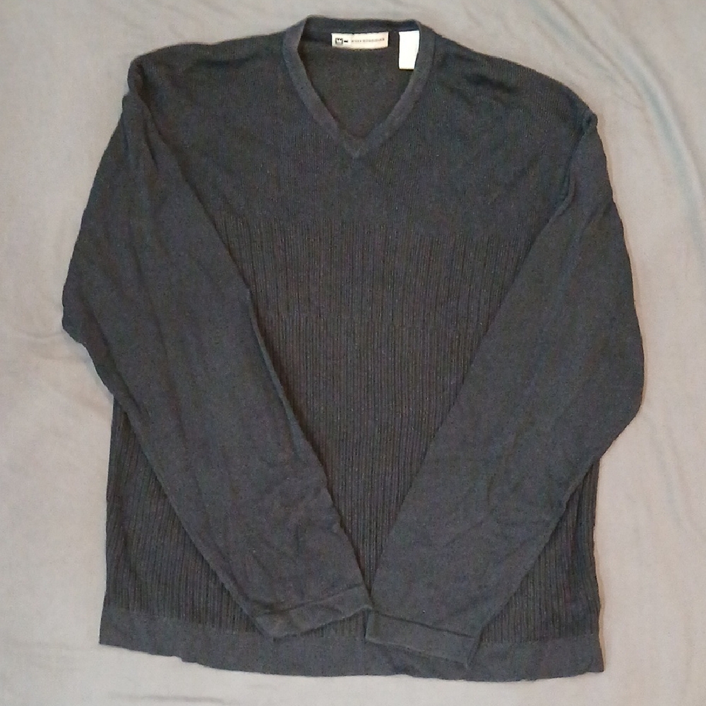 Classic Navy V-Neck Sweater for Men